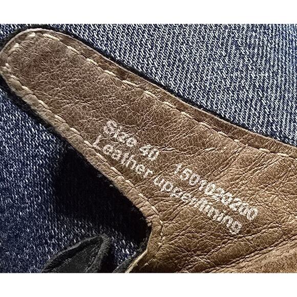 Dansko Janie 5 Strap Chunky Slide Sandals Women's Black Leather EU 40 ( US 10 ) - Picture 7 of 8